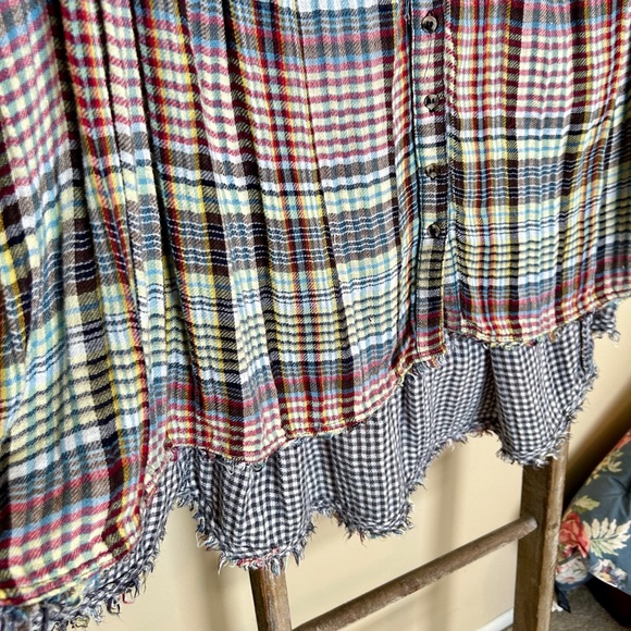 Free People Oversized Painters Top - Picture 3 of 10